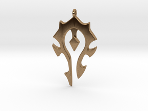 Horde Necklace - World Of Warcraft in Natural Brass