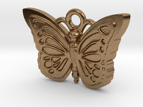 Butterfly in Natural Brass