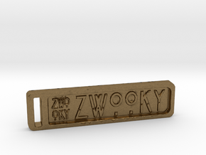 ZWOOKY Keyring 14 rounded 4cm 3mm in Natural Bronze