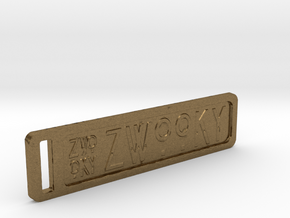 ZWOOKY Keyring 14 rounded 6cm 2mm in Natural Bronze