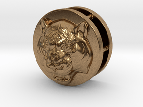 Tiger in Natural Brass