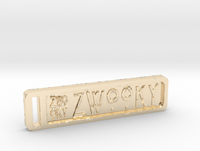 ZWOOKY Keyring 14 rounded 6cm 4mm in 14K Yellow Gold