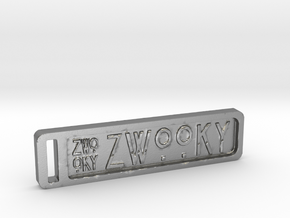 ZWOOKY Keyring 14 rounded 6cm 4mm in Natural Silver