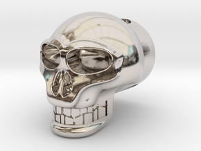 Skull For 1" Archery Bow Stabilizer in Platinum