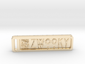ZWOOKY Keyring 34 rounded 5cm 4.5mm in 14K Yellow Gold