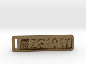 ZWOOKY Keyring 34 rounded 5cm 4.5mm in Natural Bronze