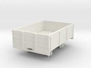 On16.5 short 3 plank wagon in White Natural Versatile Plastic
