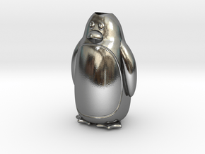 Penguy in Polished Silver