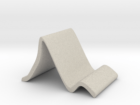 Tabletop Stand for Smart Phone or Tablet in Natural Sandstone