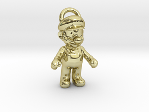 Super Mario - Keychain in 18k Gold