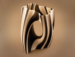 Julia Vase #002 - Yin Yang in Full Color Sandstone