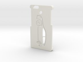 Iphone 6 case (with integrated stand) in White Natural Versatile Plastic