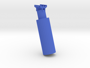 Grenade Canister Foregrip in Blue Processed Versatile Plastic