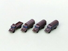 Bundeswehr Ford G 398 3to Variants 1/220 Z-Scale in Tan Fine Detail Plastic