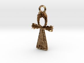 Ankh in Natural Brass