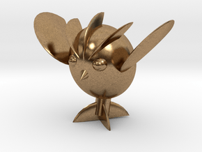 Avocaowl in Natural Brass