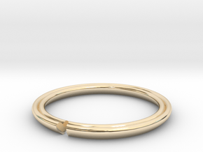 Secret Hidden Heart Ring (Size 5) in 14K Yellow Gold