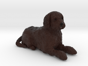 Custom Dog Figurine - Dixie in Full Color Sandstone
