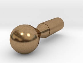 Bowling Pin in Natural Brass