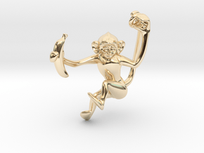 Lucky Monkey in 14K Yellow Gold