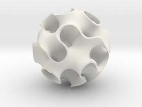 Large Gyroid in White Natural Versatile Plastic