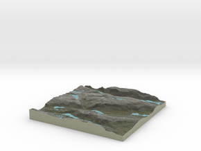 Terrafab generated model Thu Dec 11 2014 01:13:06  in Full Color Sandstone