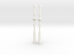 ROTS Rods in White Processed Versatile Plastic