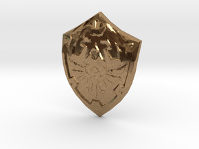 Hylian Shield in Natural Brass