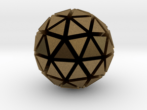 Tri-Ico-Sphere in Natural Bronze