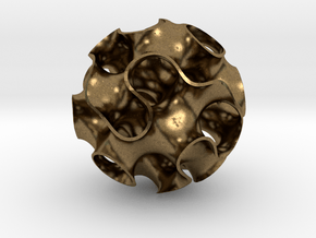Small Gyroid in Natural Bronze