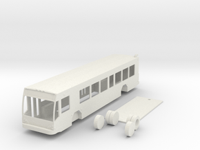 HO scale Gillig low floor BRT bus in White Natural Versatile Plastic