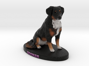 Custom Dog Figurine - Booker in Full Color Sandstone