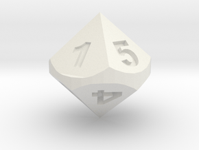 D10 in White Natural Versatile Plastic