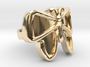 The Unfolding Butterfly Ring (US Size 5.5) in 14K Yellow Gold