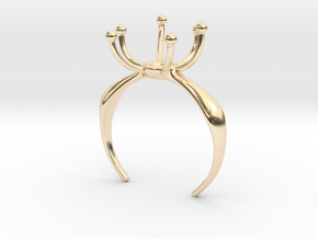 Flower Ring in 14K Yellow Gold