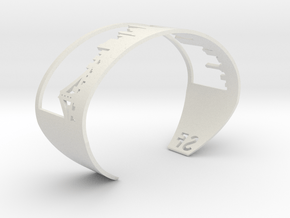 Bracelet Sf Skyline in White Natural Versatile Plastic