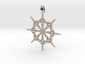 SPHERICAL FOCUS Designer Jewelry Pendant  in Platinum