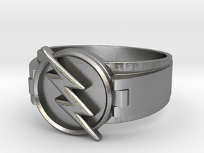 Reverse Flash Ring Size 10.5 20.2mm  in Natural Silver