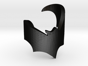 Bat Ring in Matte Black Steel