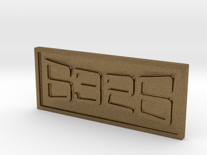 CNO&TP Ms-4 #6326 3/4" Scale Number Plate in Natural Bronze