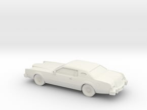 1/87 1974 Lincoln Mark IV in White Natural Versatile Plastic