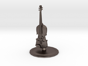 Violin in Polished Bronzed Silver Steel
