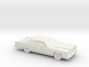 1/87 1978 Lincoln Continental Coupe in White Natural Versatile Plastic