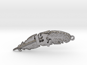 13.1 HALF MARATHON KEYCHAIN in Polished Nickel Steel