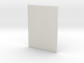 1:6 corrugated panels x2 in White Natural Versatile Plastic