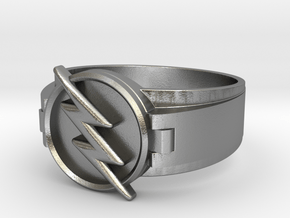 Reverse Flash Ring size 12 3/4 ,22.1mm in Natural Silver