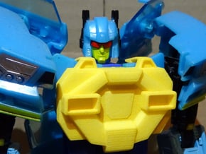 Gen. Nightbeat Upgrade Kit #4 - G1 Comic Chest in Yellow Processed Versatile Plastic