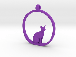 Cat v1 in Purple Processed Versatile Plastic