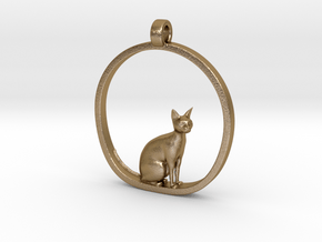 Cat v1 in Polished Gold Steel