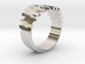 DEFENDER ring | size: 6.5 in Platinum